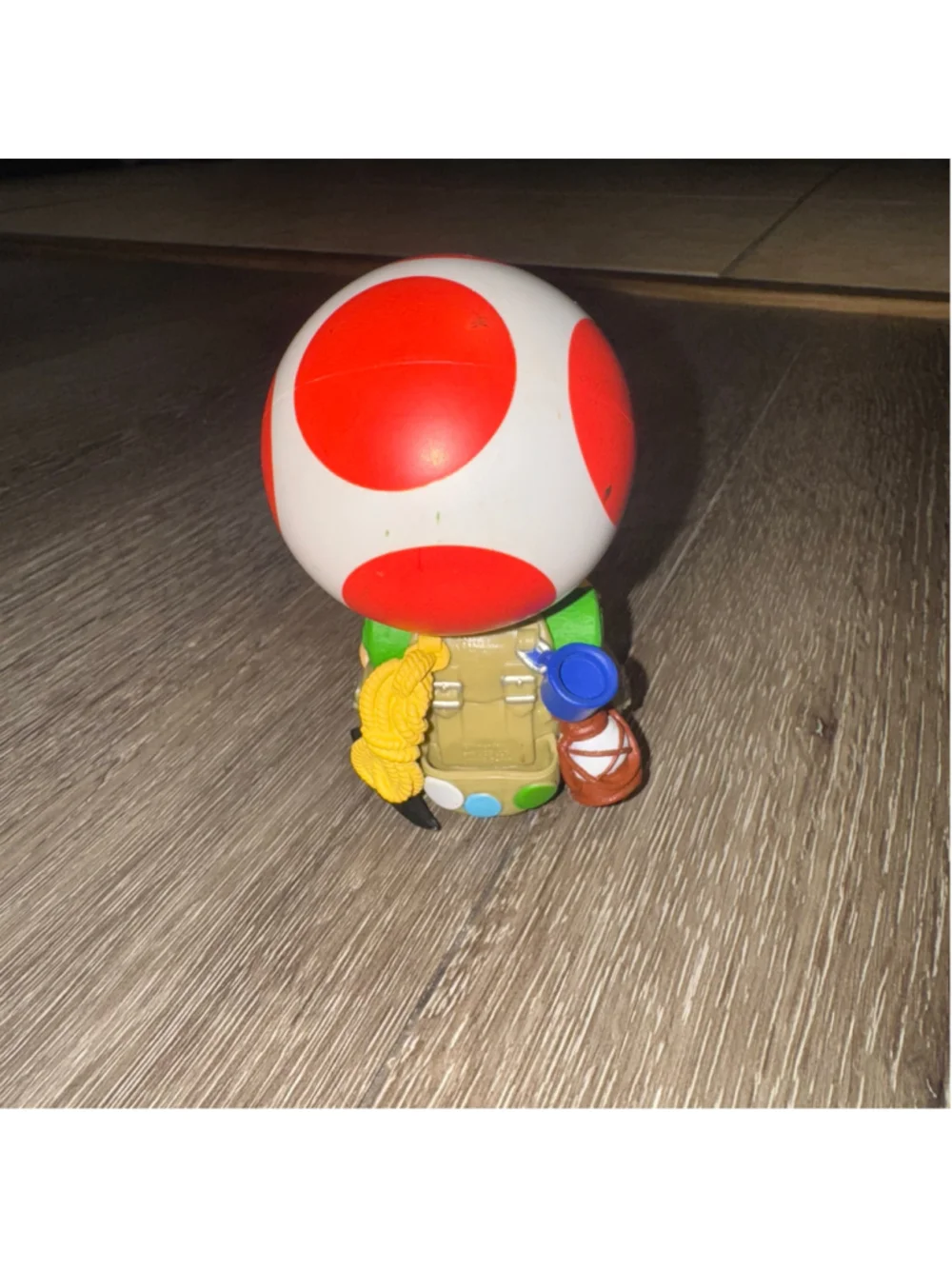 Nintendo Super Mario Bros Movie Camping Toad With Backpack Action Figure